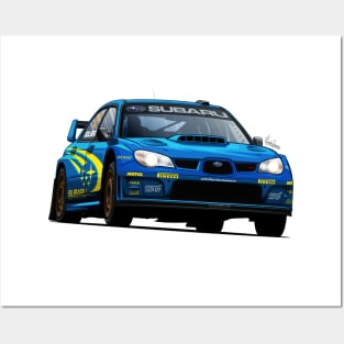 Subaru Impreza S12B WRC Posters and Art